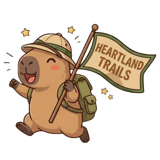 Cappy, this trail's mascot guide